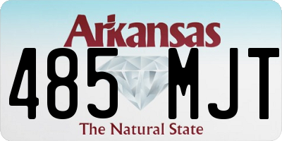 AR license plate 485MJT