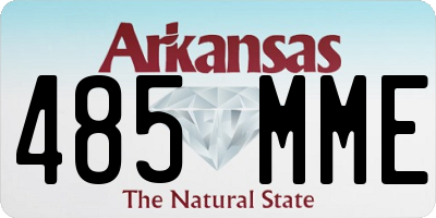 AR license plate 485MME