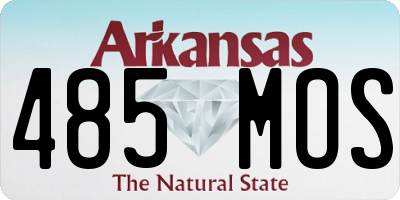 AR license plate 485MOS