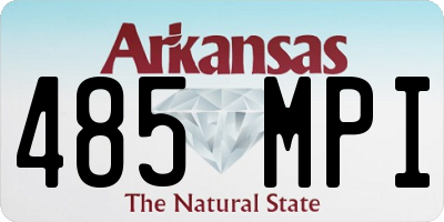 AR license plate 485MPI