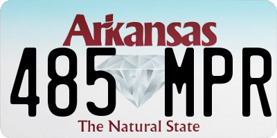 AR license plate 485MPR