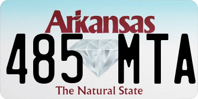 AR license plate 485MTA