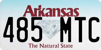 AR license plate 485MTC