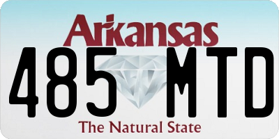 AR license plate 485MTD