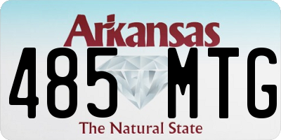 AR license plate 485MTG