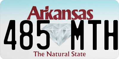 AR license plate 485MTH