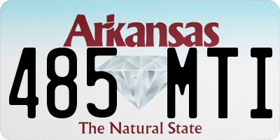 AR license plate 485MTI
