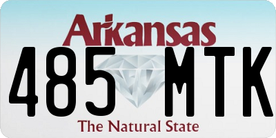 AR license plate 485MTK