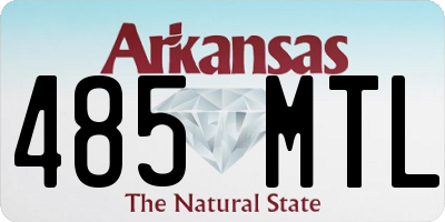 AR license plate 485MTL