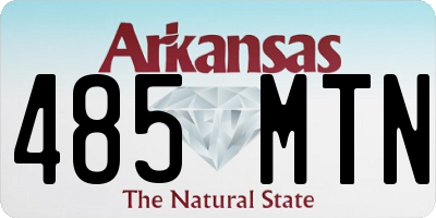 AR license plate 485MTN