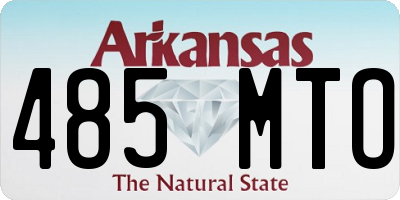 AR license plate 485MTO