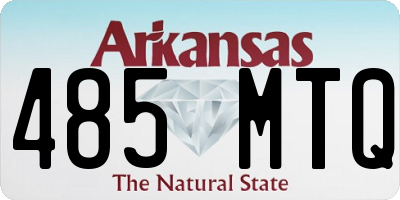 AR license plate 485MTQ