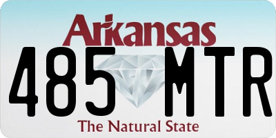 AR license plate 485MTR