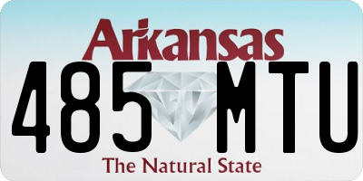 AR license plate 485MTU