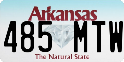 AR license plate 485MTW
