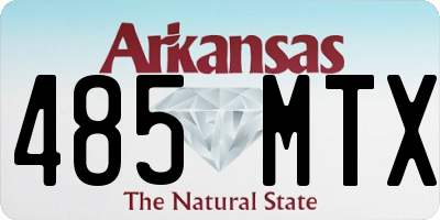 AR license plate 485MTX