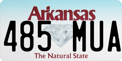 AR license plate 485MUA