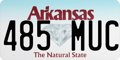 AR license plate 485MUC
