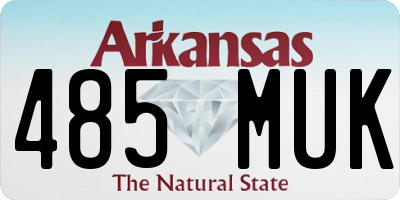 AR license plate 485MUK
