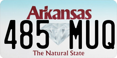 AR license plate 485MUQ