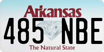 AR license plate 485NBE