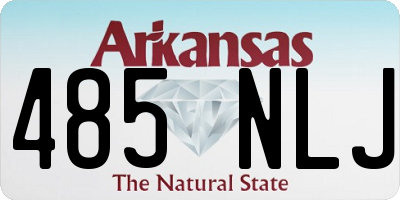 AR license plate 485NLJ
