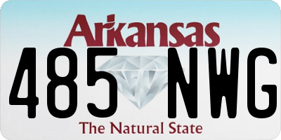 AR license plate 485NWG