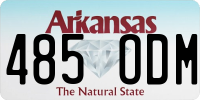 AR license plate 485ODM