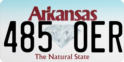 AR license plate 485OER