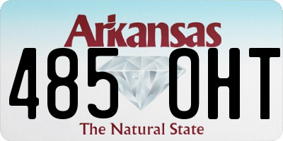 AR license plate 485OHT