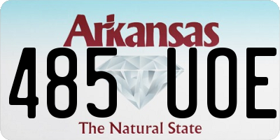 AR license plate 485UOE