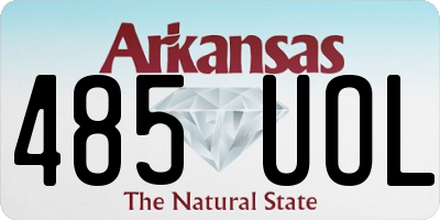 AR license plate 485UOL