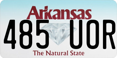AR license plate 485UOR