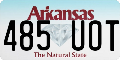 AR license plate 485UOT