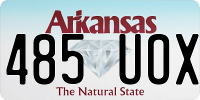 AR license plate 485UOX