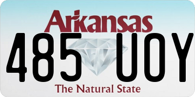 AR license plate 485UOY