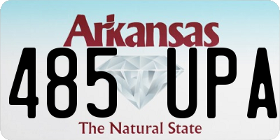 AR license plate 485UPA