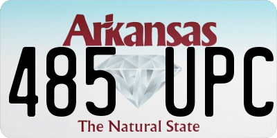 AR license plate 485UPC