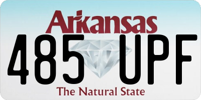 AR license plate 485UPF
