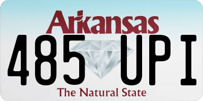 AR license plate 485UPI