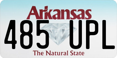 AR license plate 485UPL