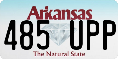 AR license plate 485UPP