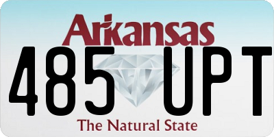 AR license plate 485UPT