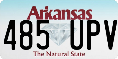 AR license plate 485UPV