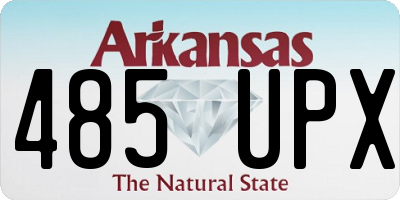 AR license plate 485UPX
