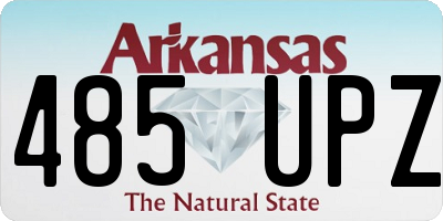 AR license plate 485UPZ