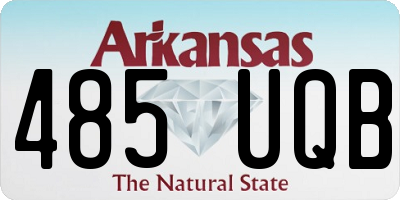 AR license plate 485UQB