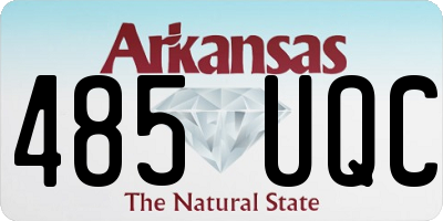 AR license plate 485UQC