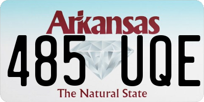 AR license plate 485UQE