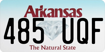 AR license plate 485UQF